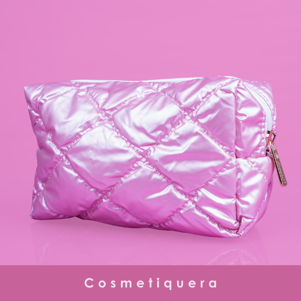 Cosmetiquera bloom metalic