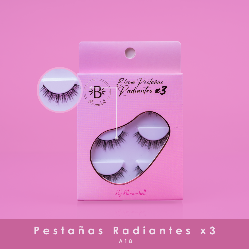 Bloom pestaÑas radiantes x 3