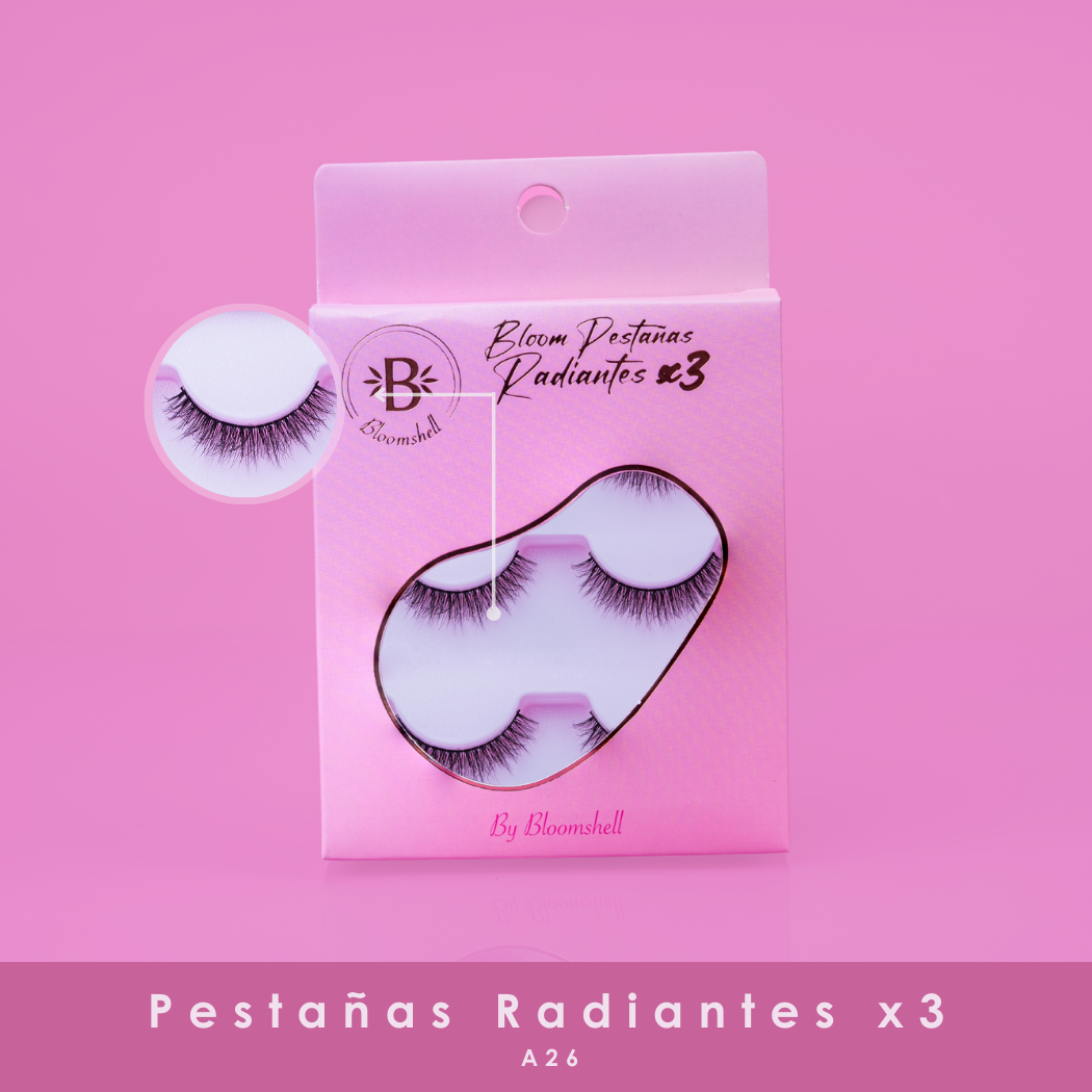 Bloom pestaÑas radiantes x 3