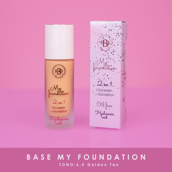 My foundation 2 en 1 (base lÍquida)(golden tan)