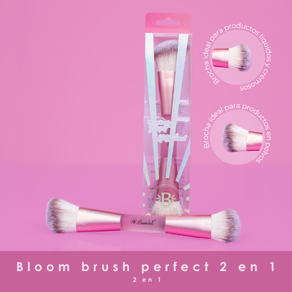 Bloom brush perfect 2 en 1 (brocha)