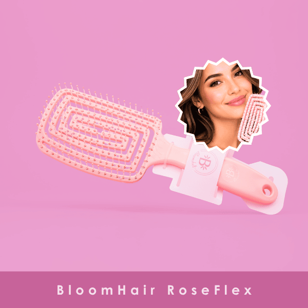 Bloom hair rose flex (cepillo para peinar)